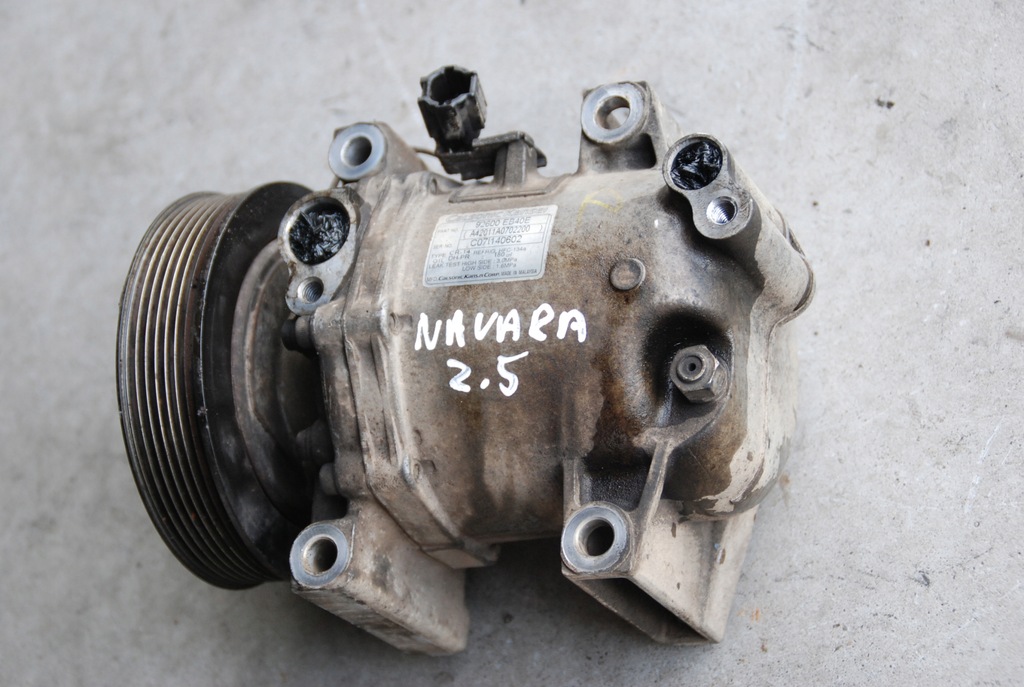 фото №7, Navara 2.5 dci компресор кондиціонер 92600-eb40e