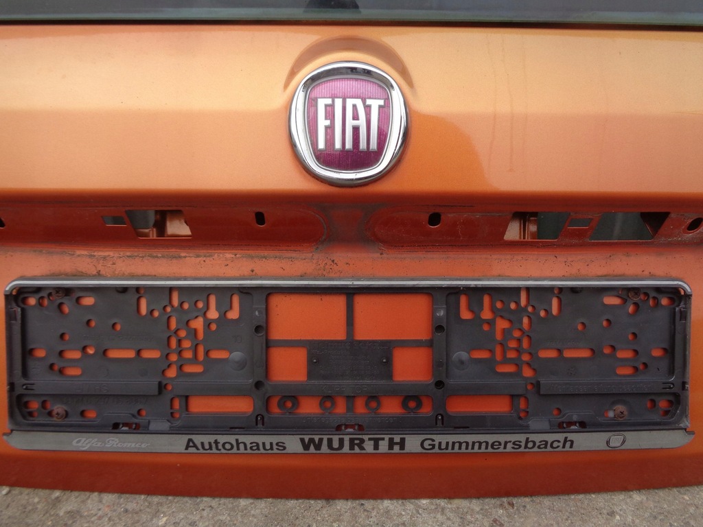 фото №8, Крышка багажника задняя с стекло fiat panda 2 ii 2009r. kod 505