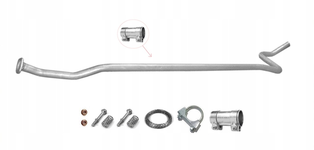 фото №3, Citroen c2 1.1 2003-2005 труба середня