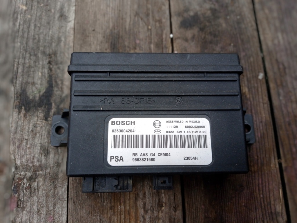 фото №1, Модуль pdc citroen c4 grand picasso i 9663821680