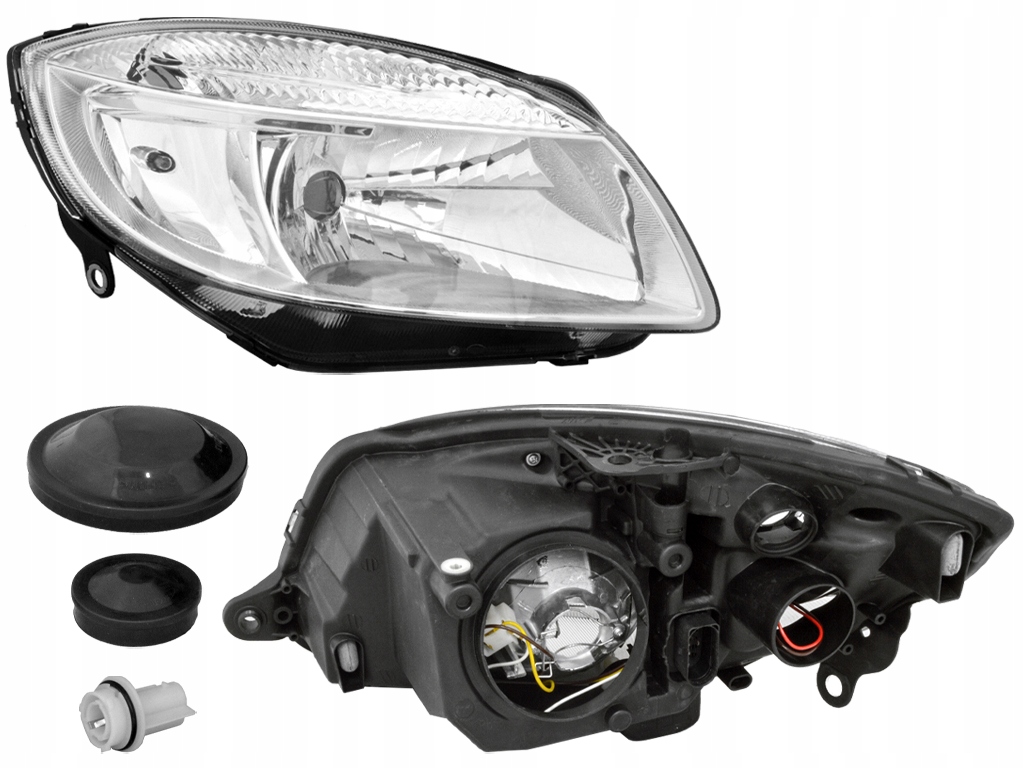 фото №1, Skoda fabia 2007-2014 фара лампа права 5j1941016