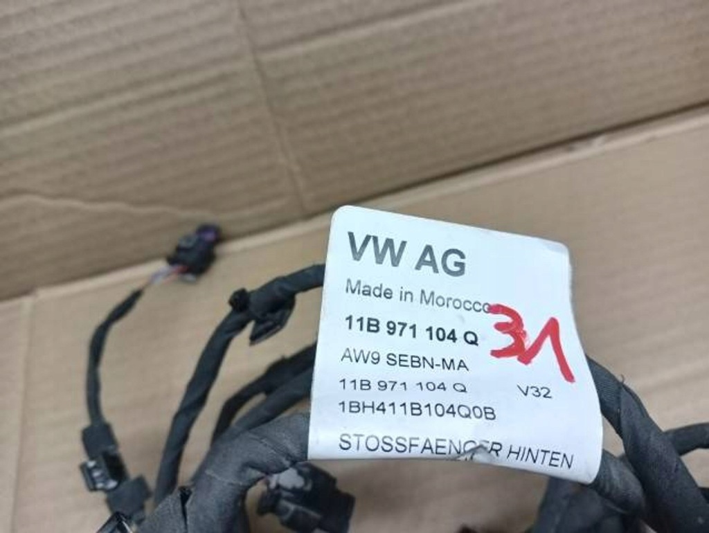 фото №7, M31 11b971104q жгут бампера задняя датчиков pdc vw id.4