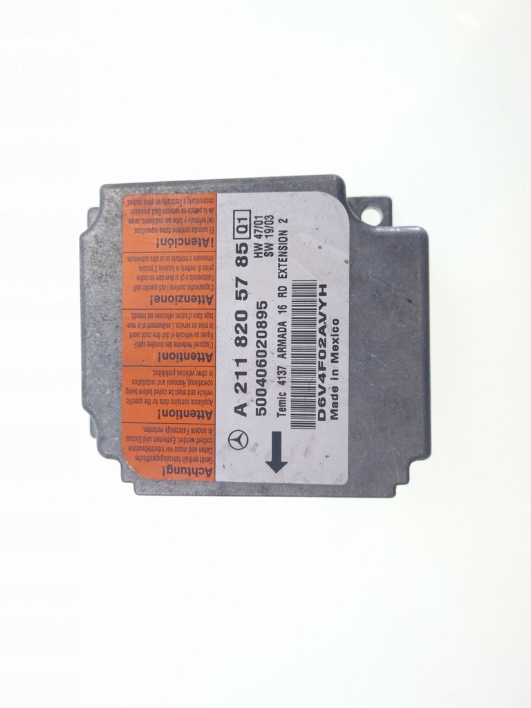 фото №1, Mercedes-benz e w211 2005 блок керування / модуль подушка безпеки