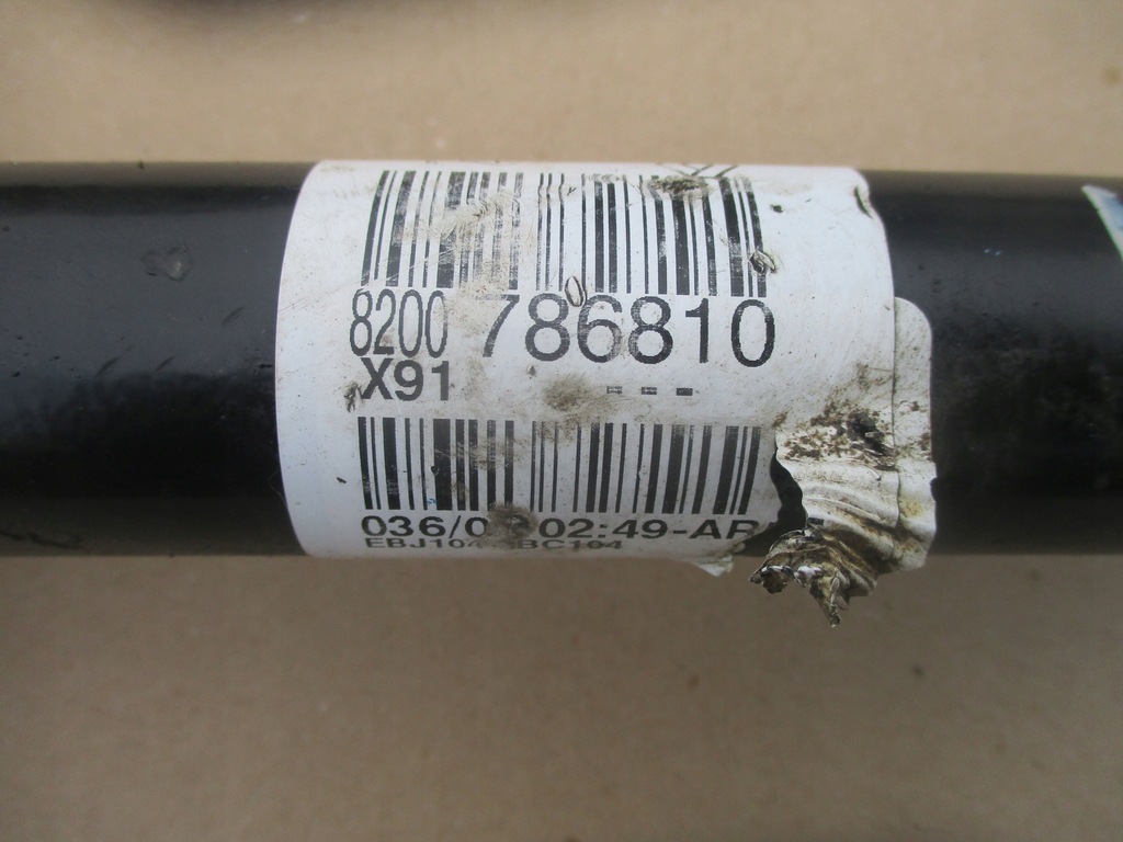 фото №4, Приводной вал правая 8200786810 renault laguna iii 2.0dci