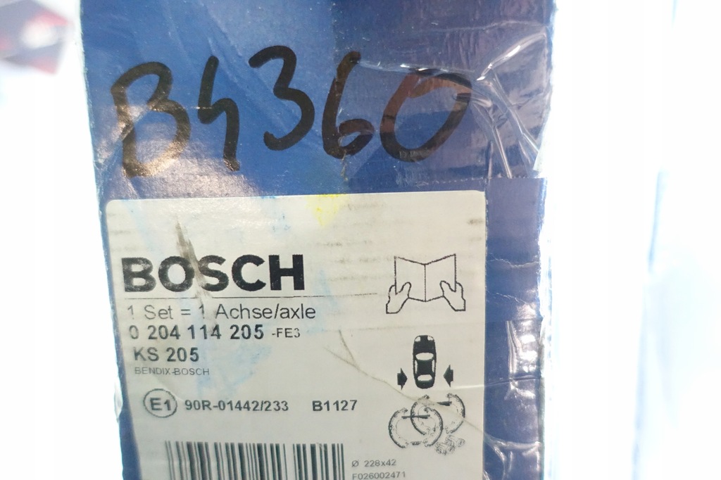 фото №11, Peugeot 306 тормозные колодки тормозные bosch 0204114205 42416h 42418n 424231