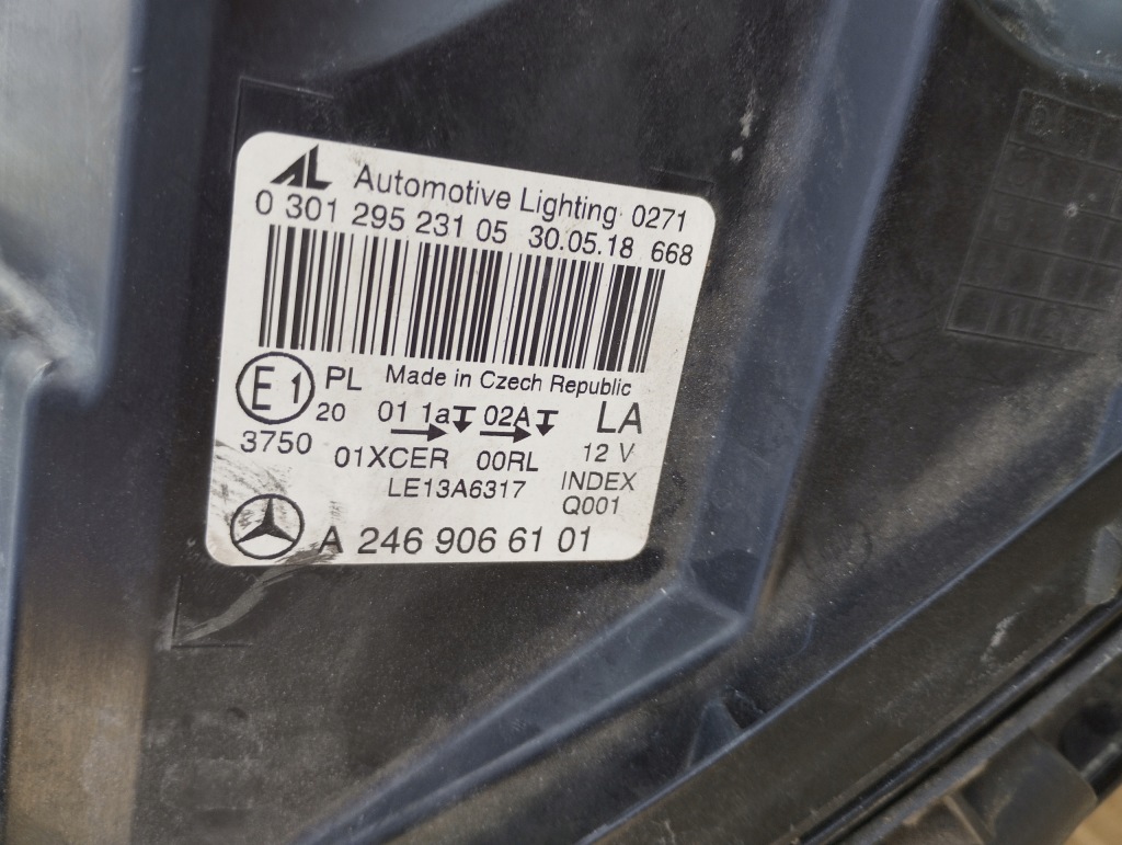 фото №5, Mercedes b klasa lift лампа ліва led a2469066101