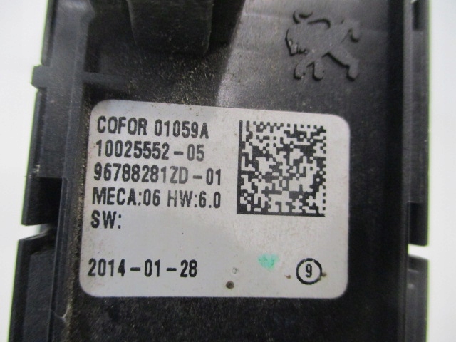 фото №10, Peugeot 308 ii t9 панель переключатель окон зеркал 96788281zd