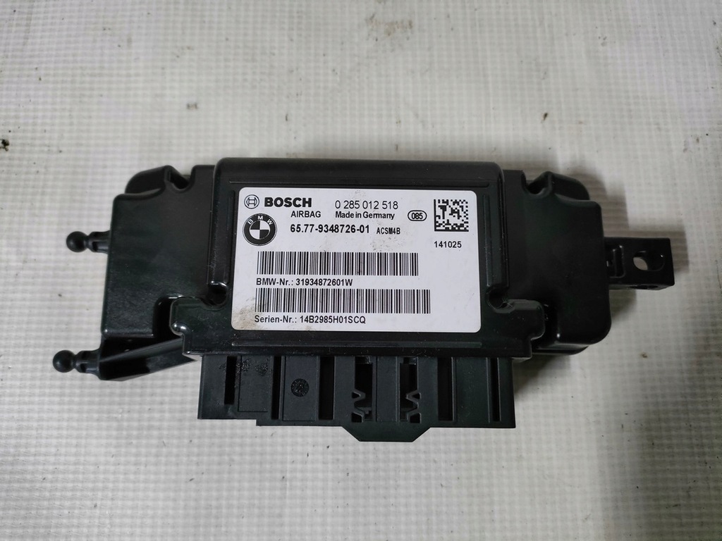 фото №1, Bmw f20 модуль датчик подушка безопасности 9348726