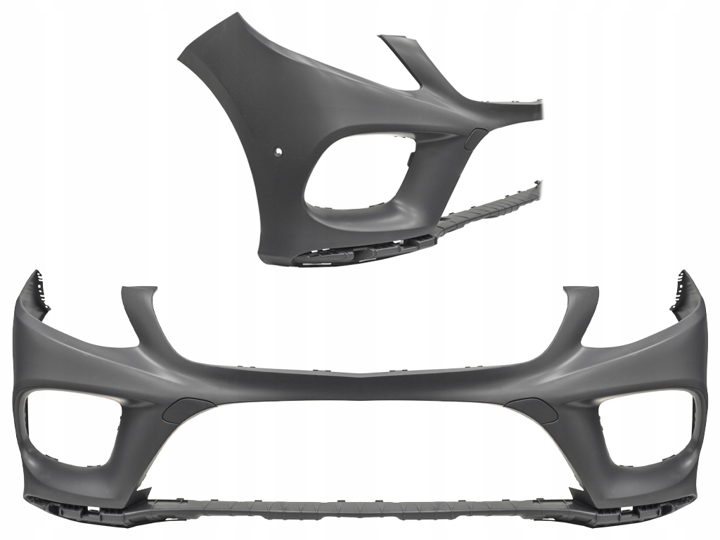 фото №1, Mercedes gle w166 2015-2019 бампер перед amg 1668851638