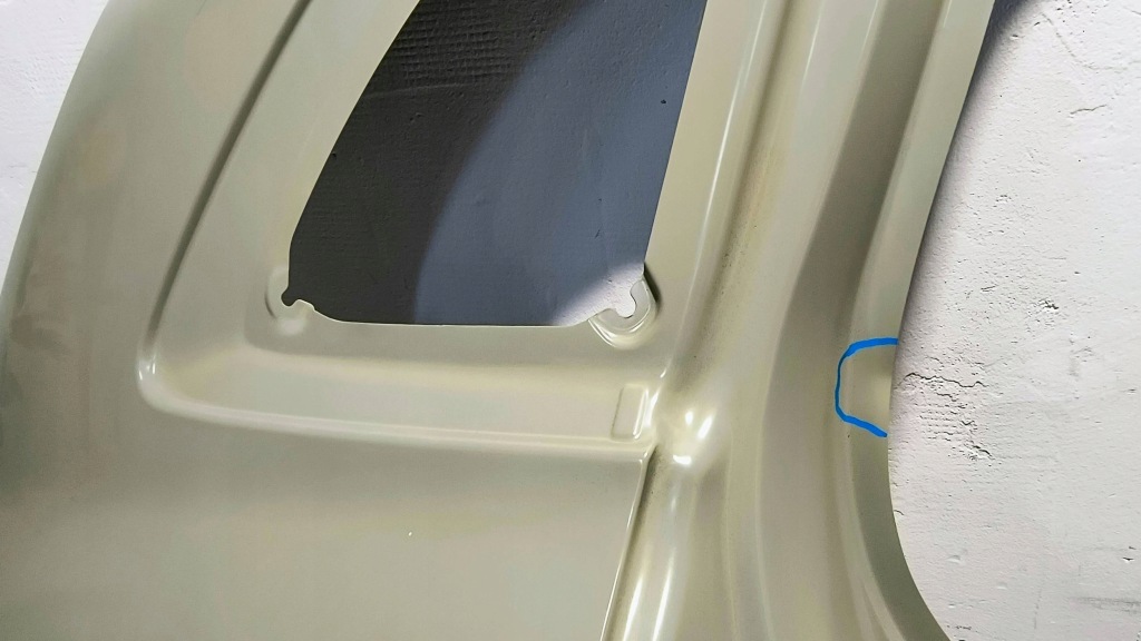 Крыло обшивка правый задний  mg marvel r Недорого