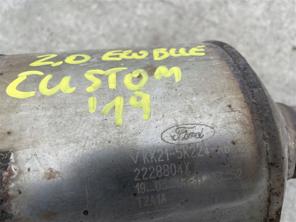 фото №4, Dpf fap выхлоп 2.0 tdci ecoblue ford transit mk8 custom 16-23 rok