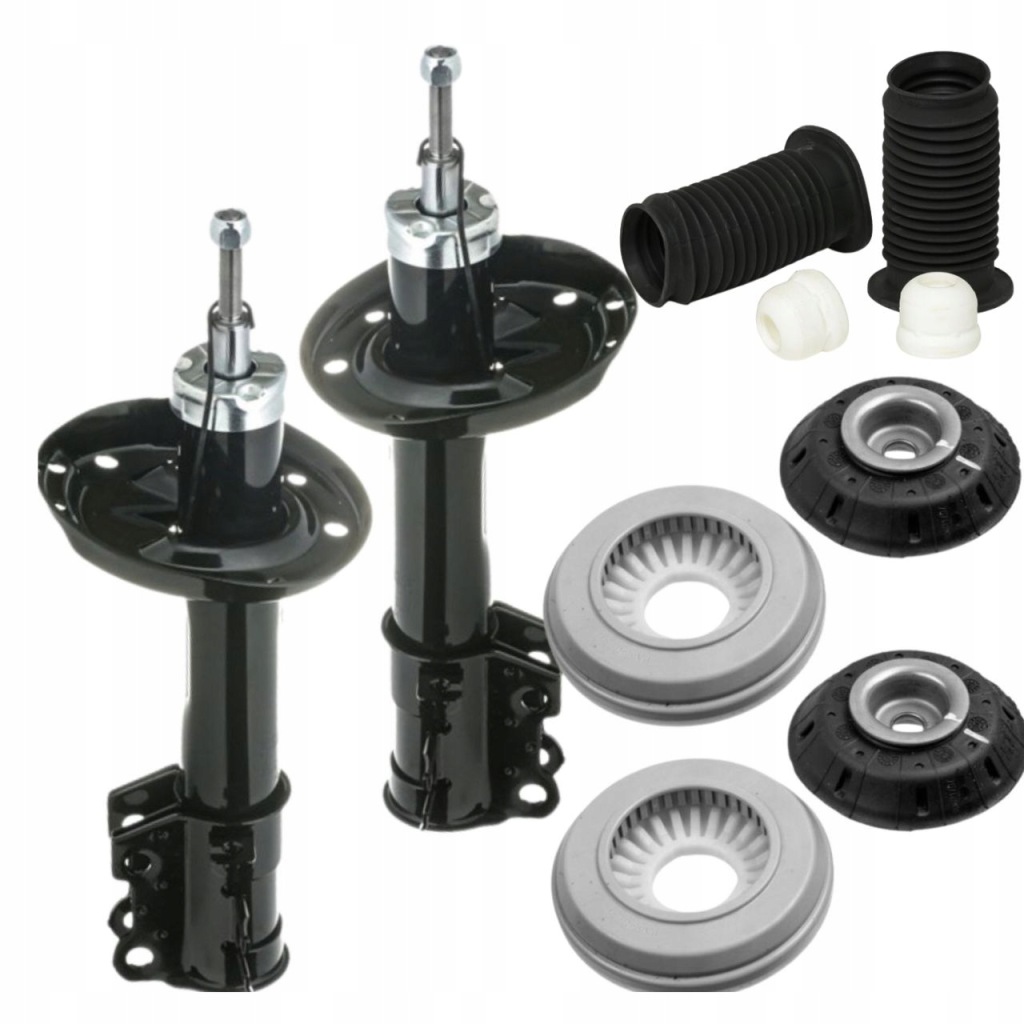 фото №1, Амортизаторы перед + защита отбойники подушки безопасности opel corsa d fiat grande punto