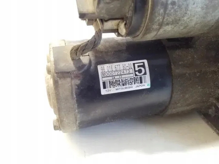 Стартер peugeot 508 9801667780 1.6l дизель 82kw 2014 Недорого