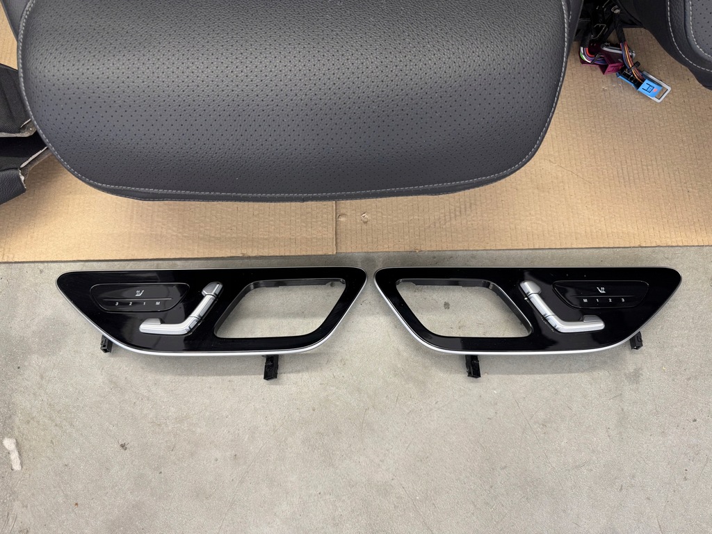 фото №7, W206 салон сиденья заднее сиденье обшивки кожа