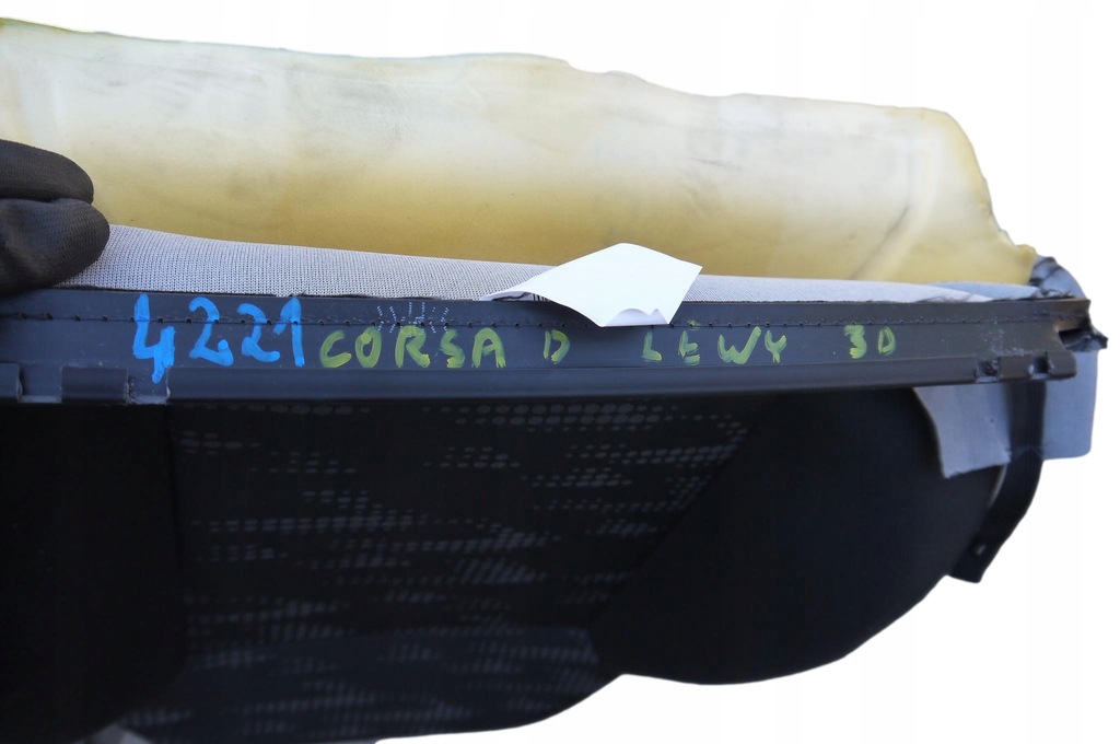 фото №11, Opel corsa d 3d оббивка спинка сидіння ліва