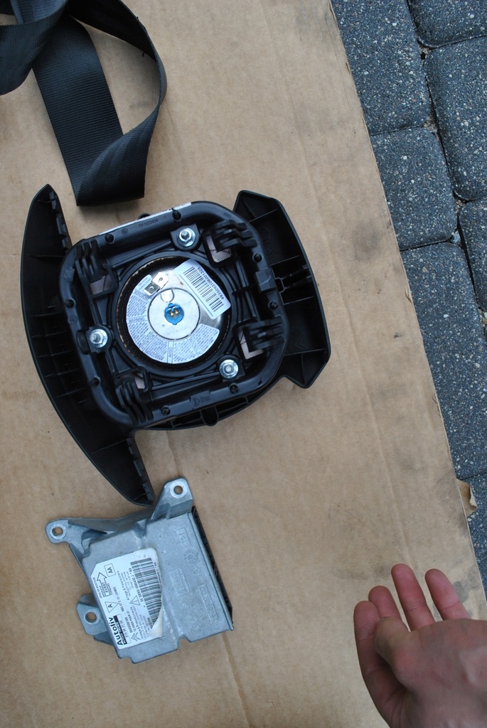 фото №5, Citroen c5 iii панель приладів консоль подушка безпеки ремені комплект