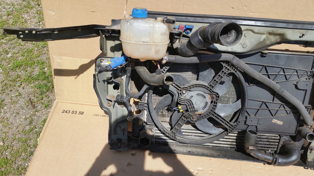 фото №7, Pas передний радиатор fiat qubo 08- ,1.3 jtd