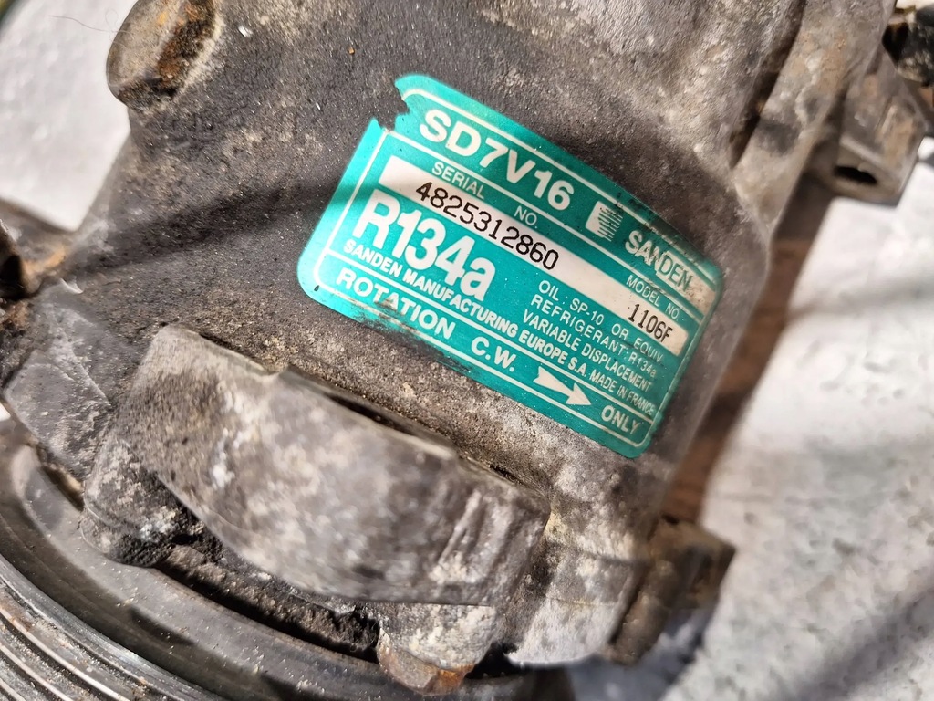 фото №7, Компрессор кондиционера 5d7v161106f peugeot partner 1.9d