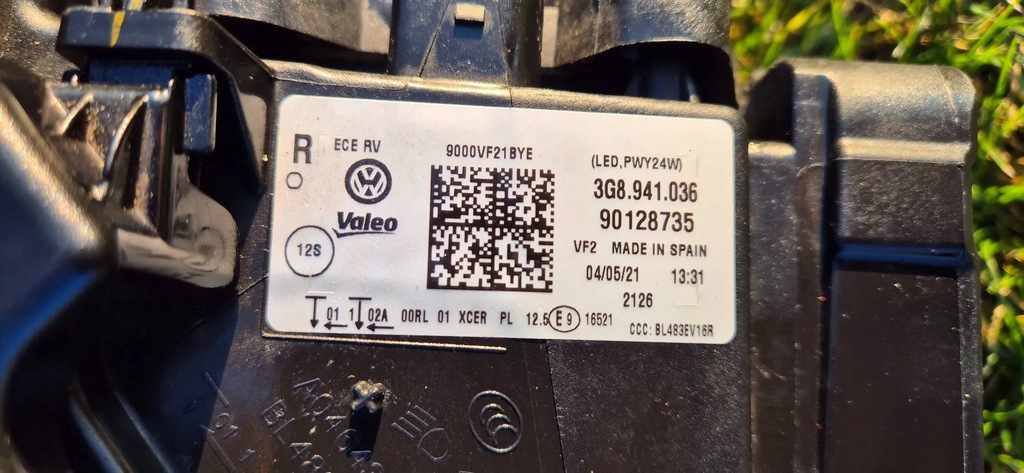 фото №16, Vw arteon 3g8 lift 20-24 лампа правый перед full led eu org