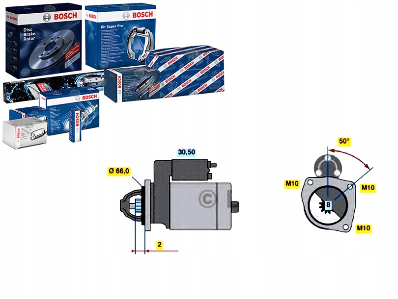 Купить Bos0 986 021 051 стартер renault megane 1