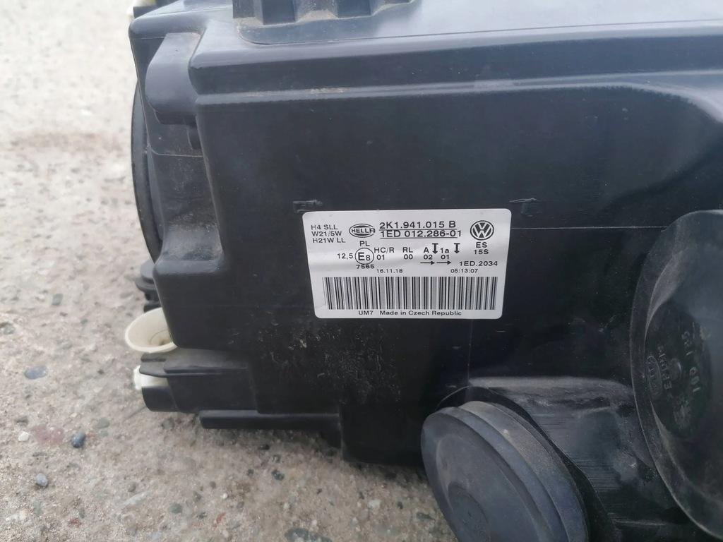 фото №8, Лампа ліва лівий перед vw caddy iii lift 15-