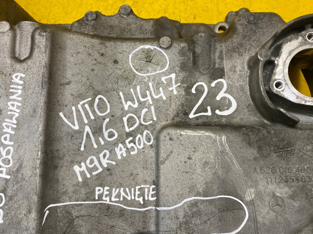 Поддон масляная a6260101000 vito w447 w205 1.6 dci r9ma500 с Разборки