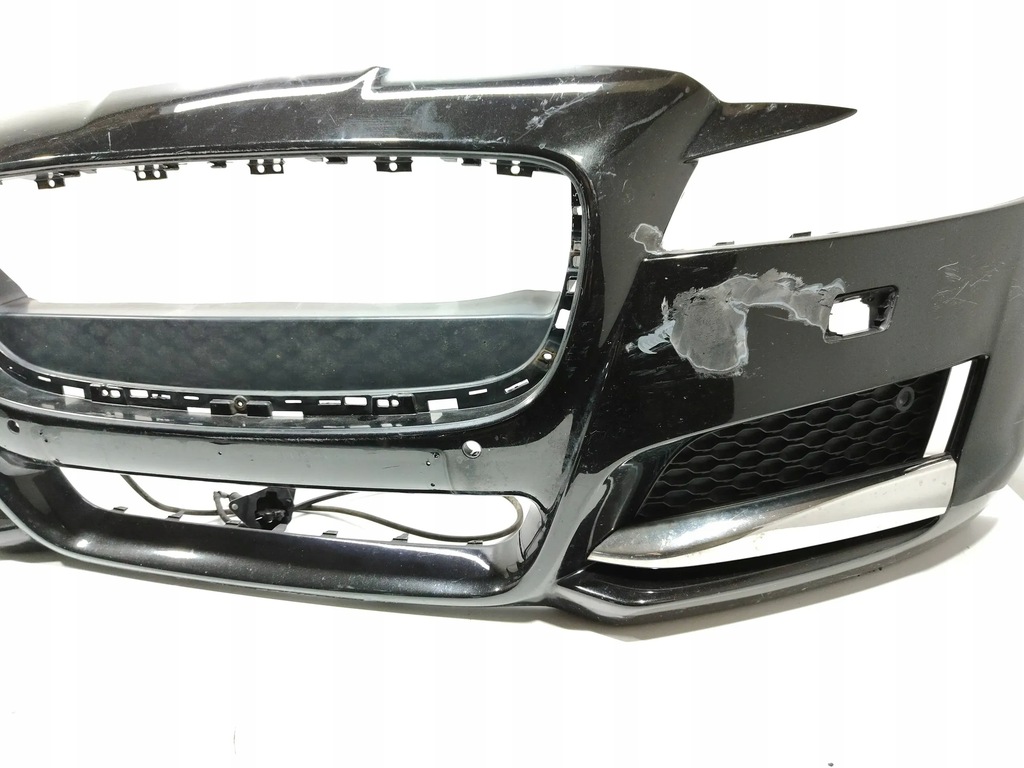 фото №8, Jaguar xf x260 xf бампер перед хром решітка