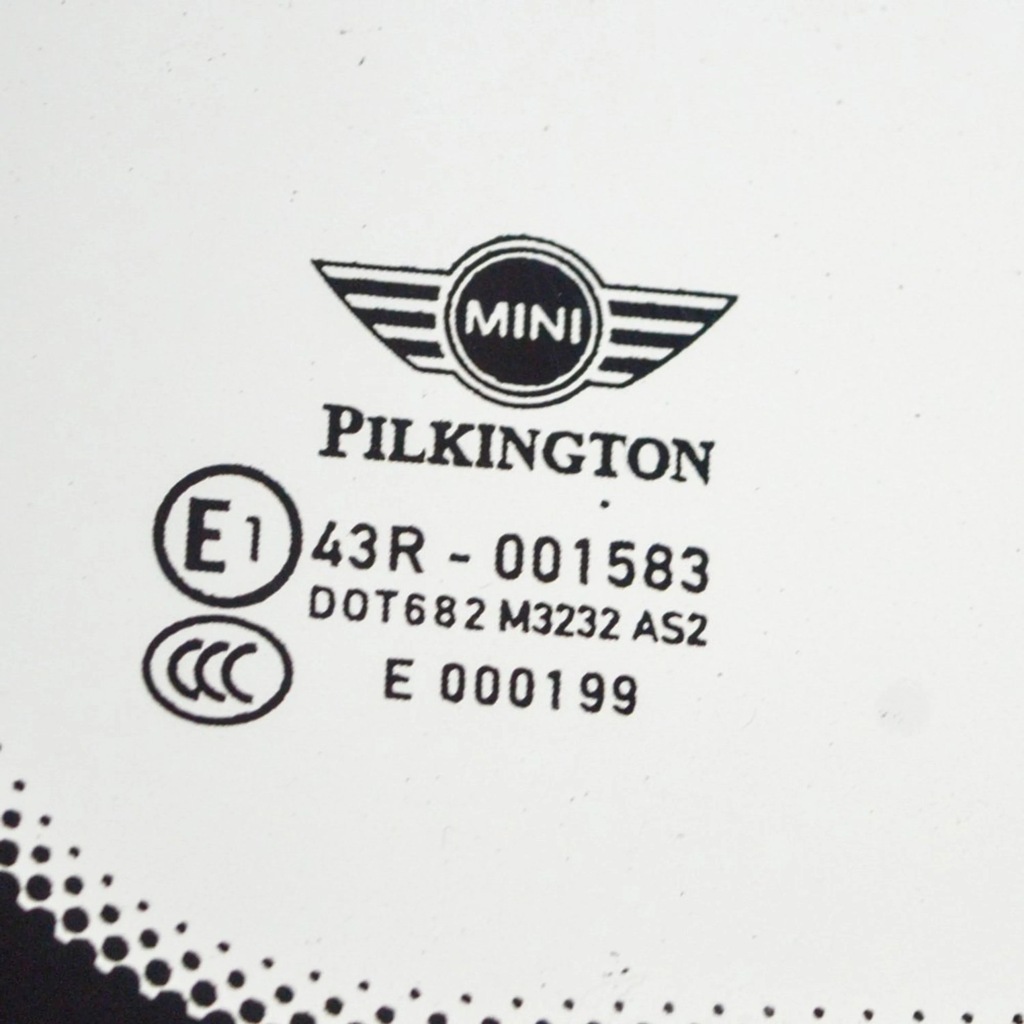 фото №6, Mini cooper countryman r60 2013 ліва сторона скло кузовна задня