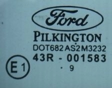 фото №2, Ford ka ii 09 r стекло кузовная левая задняя 3d