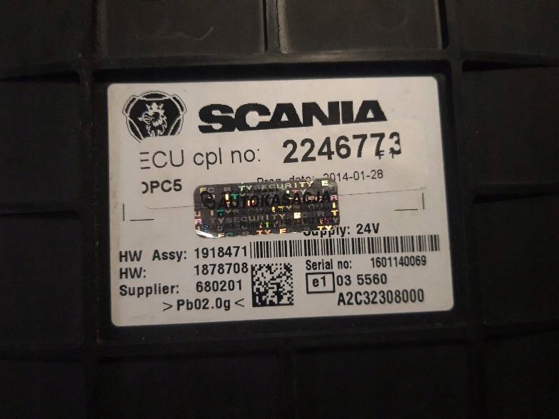 фото №1, Кассета блок управления коробки передач opc5 ecu scania r