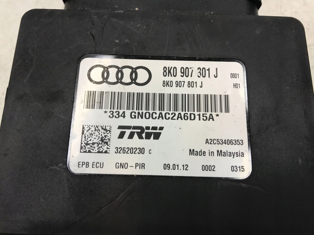 фото №8, Audi a4 s4 b8 8k 2012 модуль / блок управления тормоза ручного 8k0907301j