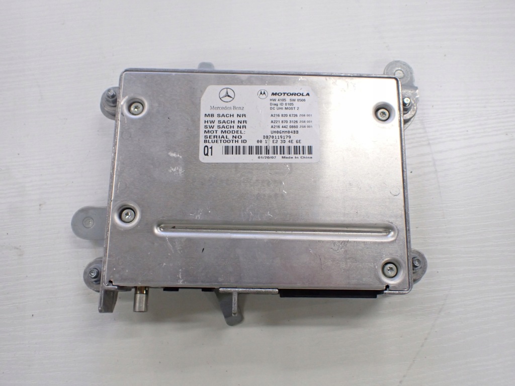 фото №1, Модуль bluetooth mercedes s65 cl w216 w221