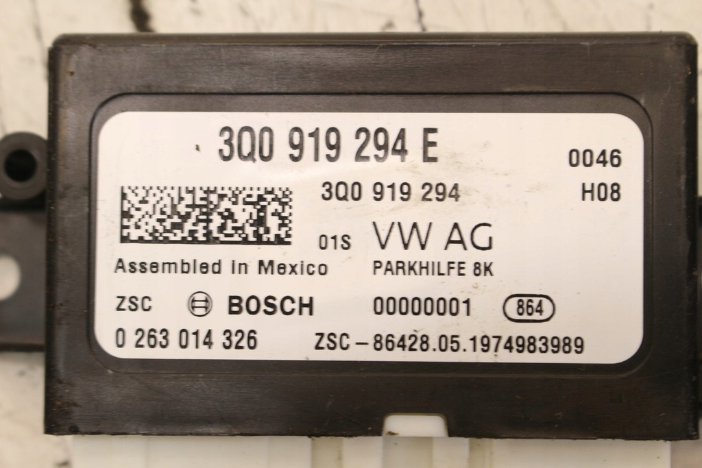 фото №4, Модуль блок управления парковки pdc 3q0919294e skoda kodiaq