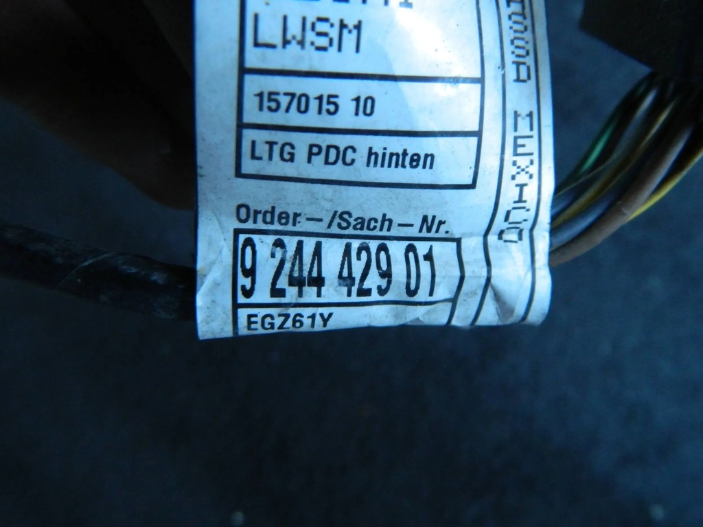 фото №8, Bmw x6 e71 джгут трубопровід паркування pdc задня 9244429