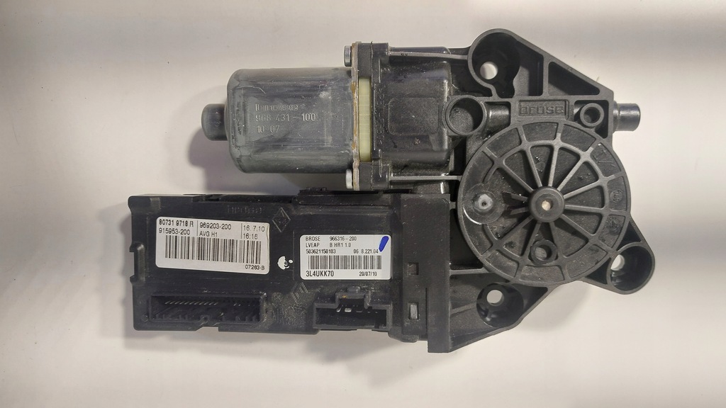 фото №1, Моторчик стекло левый перед renault scenic iii eu