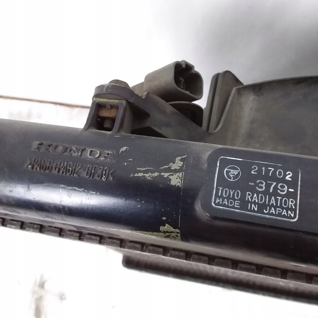 фото №4, Honda jazz 1.2 1.3 радіатор + вентилятор