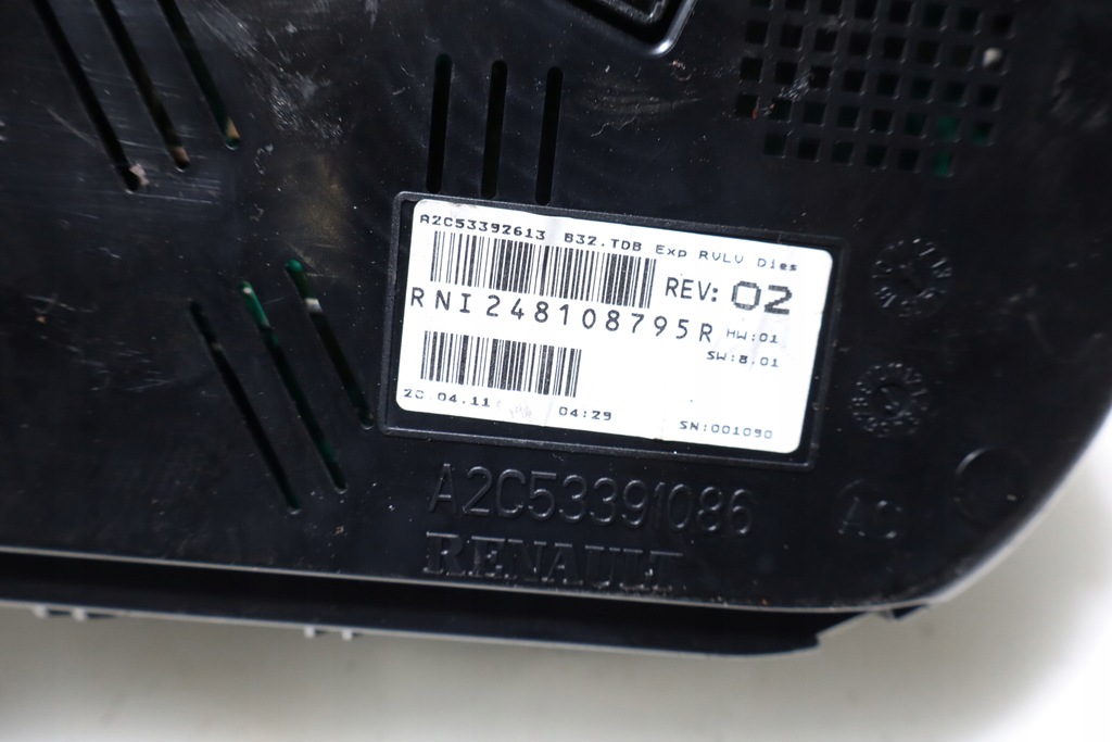 фото №4, Приборы renault fluence 1.5dci