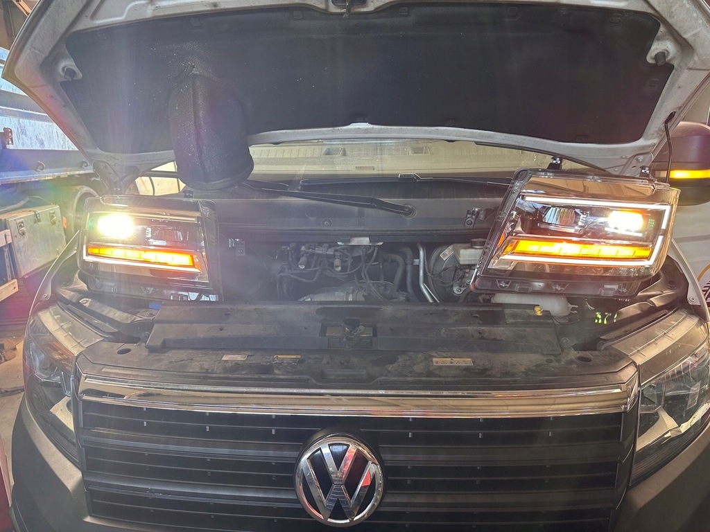 фото №13, Vw crafter лампи full led + адаптери з лампа h7 na лампи full led