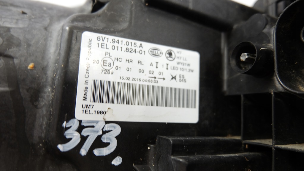 фото №11, Skoda fabia iii лампа лівий перед 6v1941015a