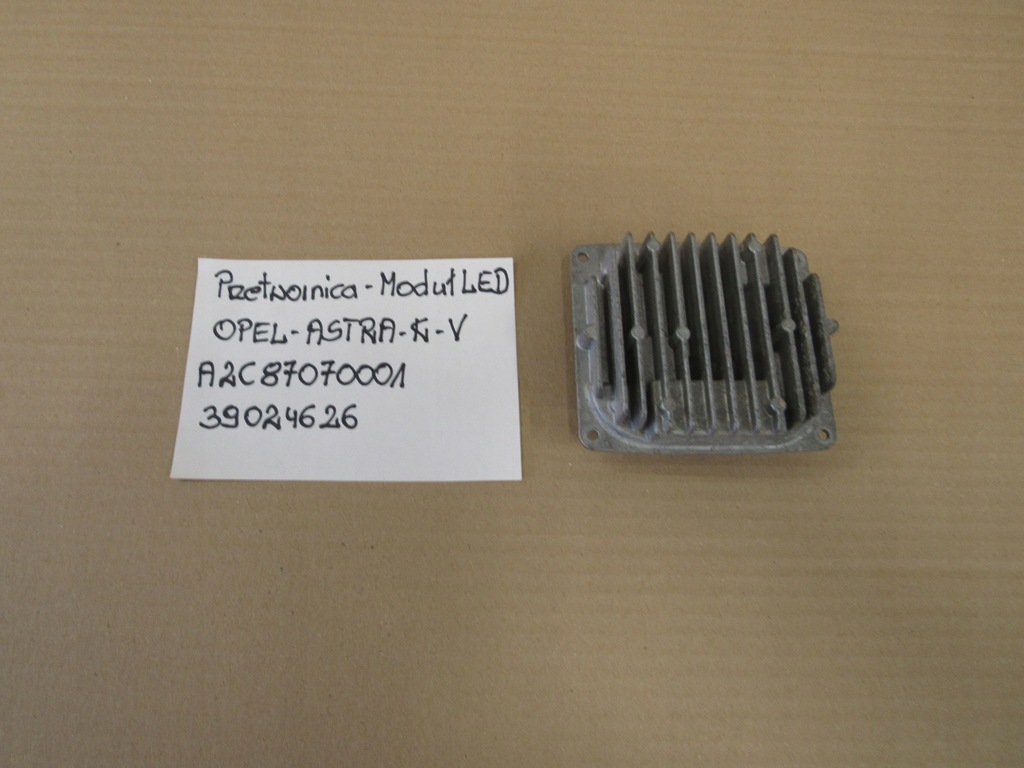 фото №1, Opel astra k modół led преобразователь