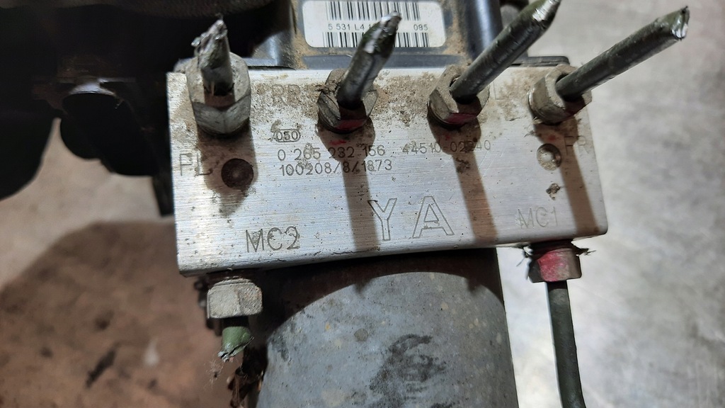 фото №4, Насос abs 44510-02240 toyota corolla e15 1.4 d4d