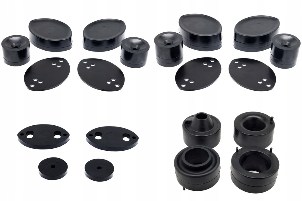 фото №8, Гумові дистанційні проставки занижуючі відбійники амортизаторів +1 cal jeep wrangler jl iv