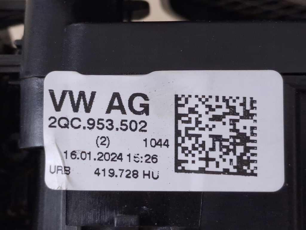 фото №14, Важіль перемикач комбінований перемикач підрульовий стрічка шлейф seat arona fr 2024r