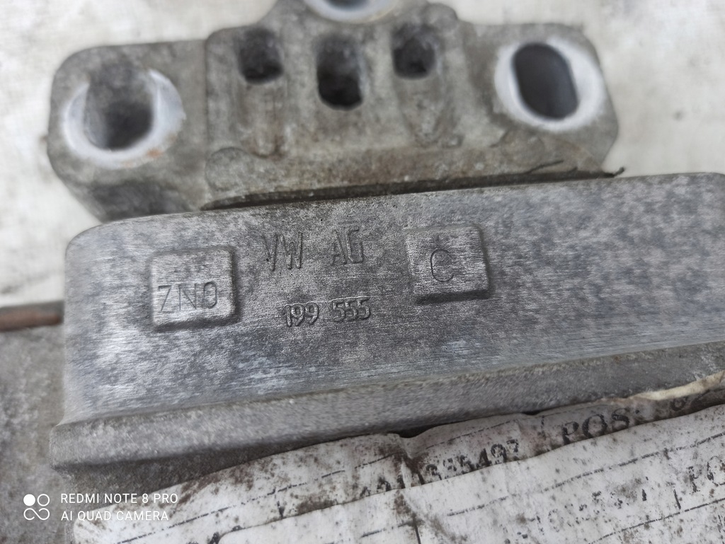 фото №6, Подушка коробки 2.0 tdi alhambra ii 7n 7n0199555c