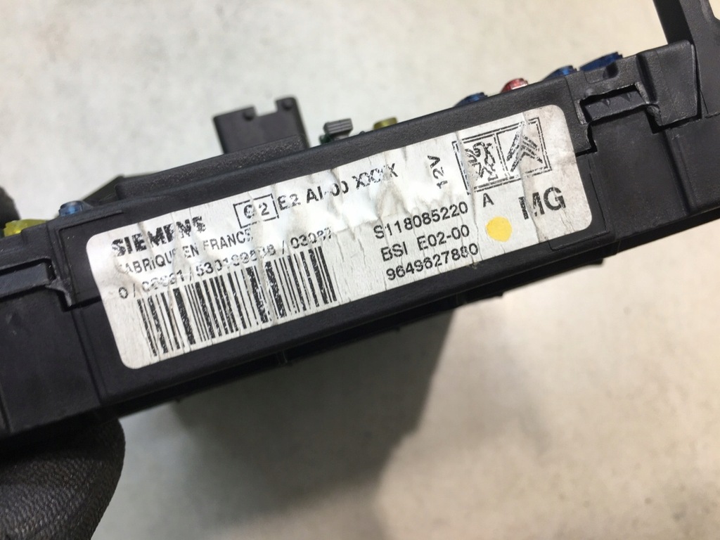 фото №5, Модуль bsi peugeot 206 fl 2.0 hdi 9649627880