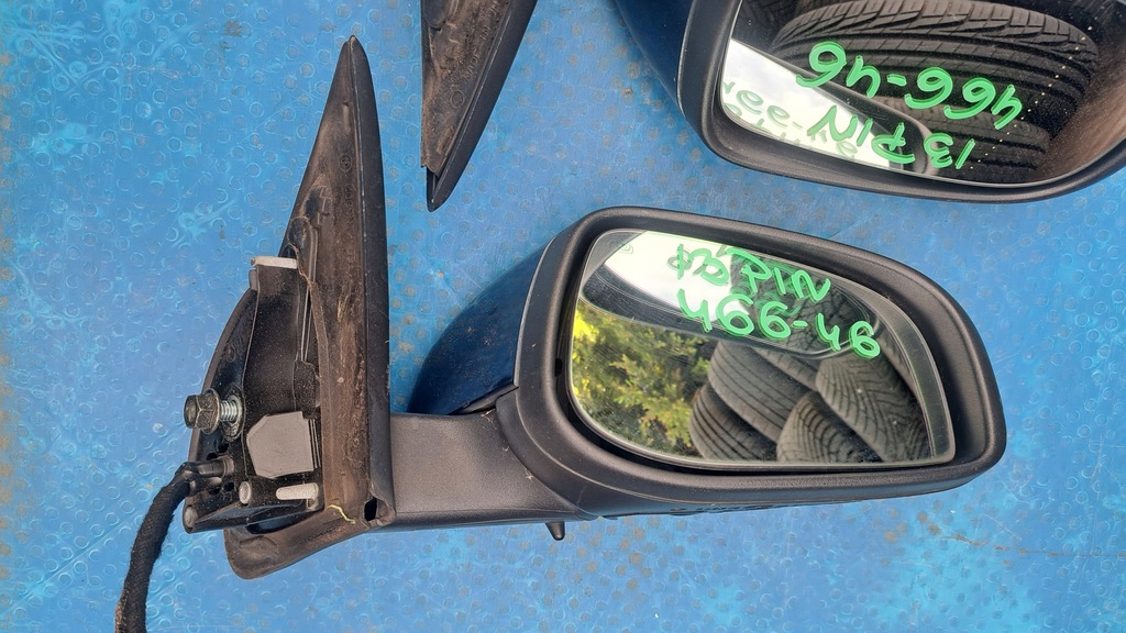 фото №10, Volvo s60 i v70 ii lift 04- зеркало правое левая 13 pin poświetlane складной