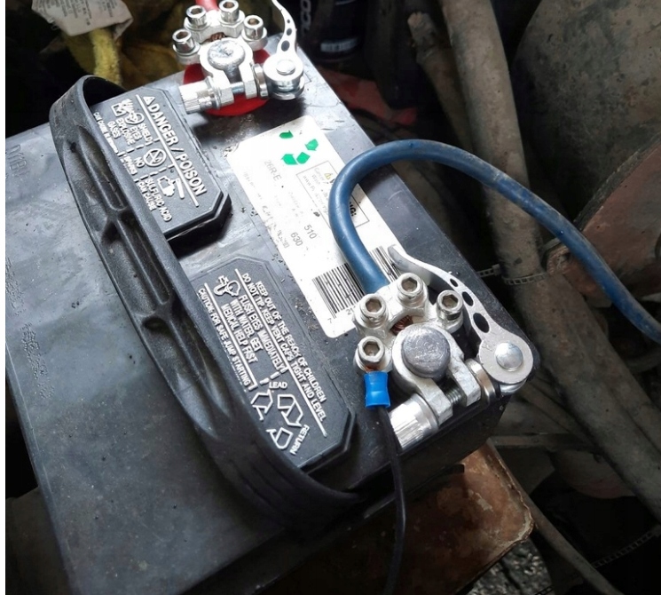 фото №11, Клеми супорти акумулятор mosiądz jedna пара