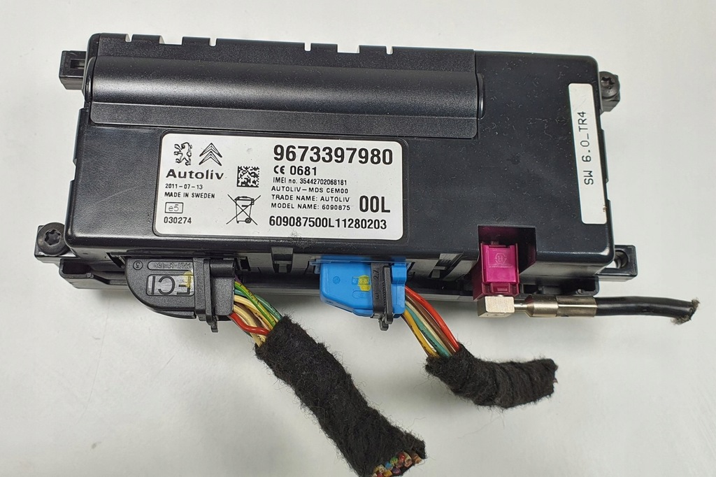 фото №1, Модуль bluetooth citroen c5 iii x7 9673397980