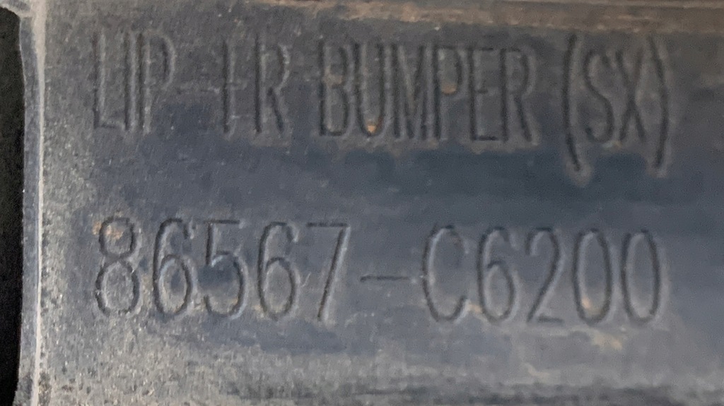 фото №10, $ накладка-спойлер бампера перед kia sorento iii 86567-c6200