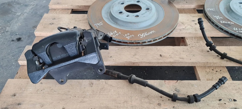 фото №16, S6 c7 4g a6 lift система гальмівний задня супорт супорти диск 356mm s7 4g